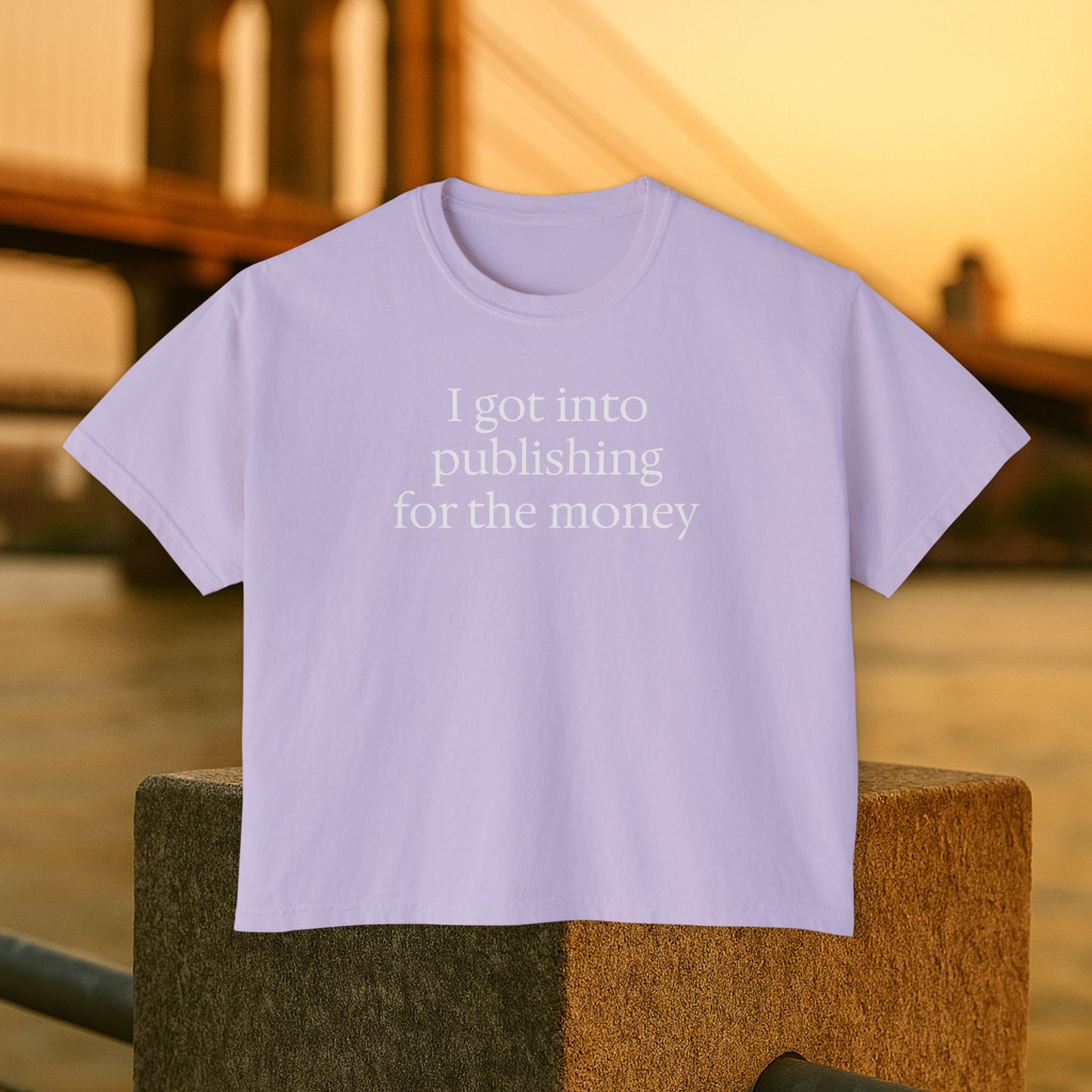 For the money - boxy tee