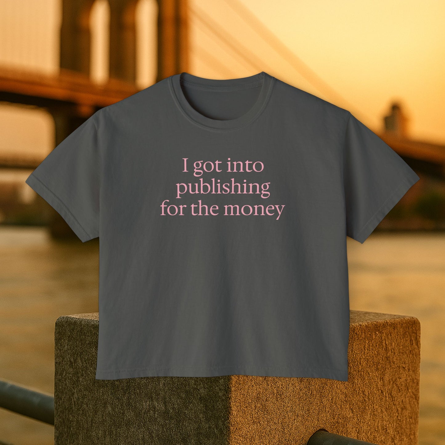For the money - boxy tee