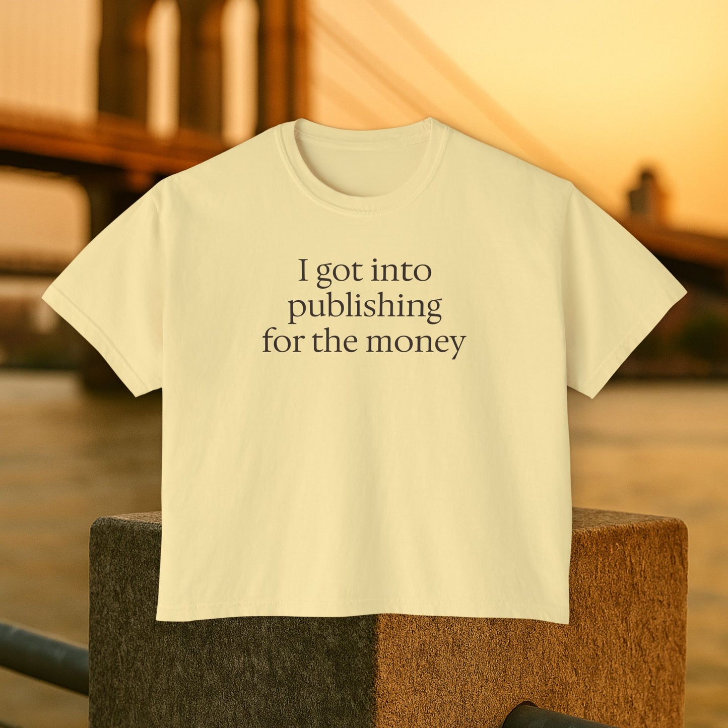 For the money - boxy tee