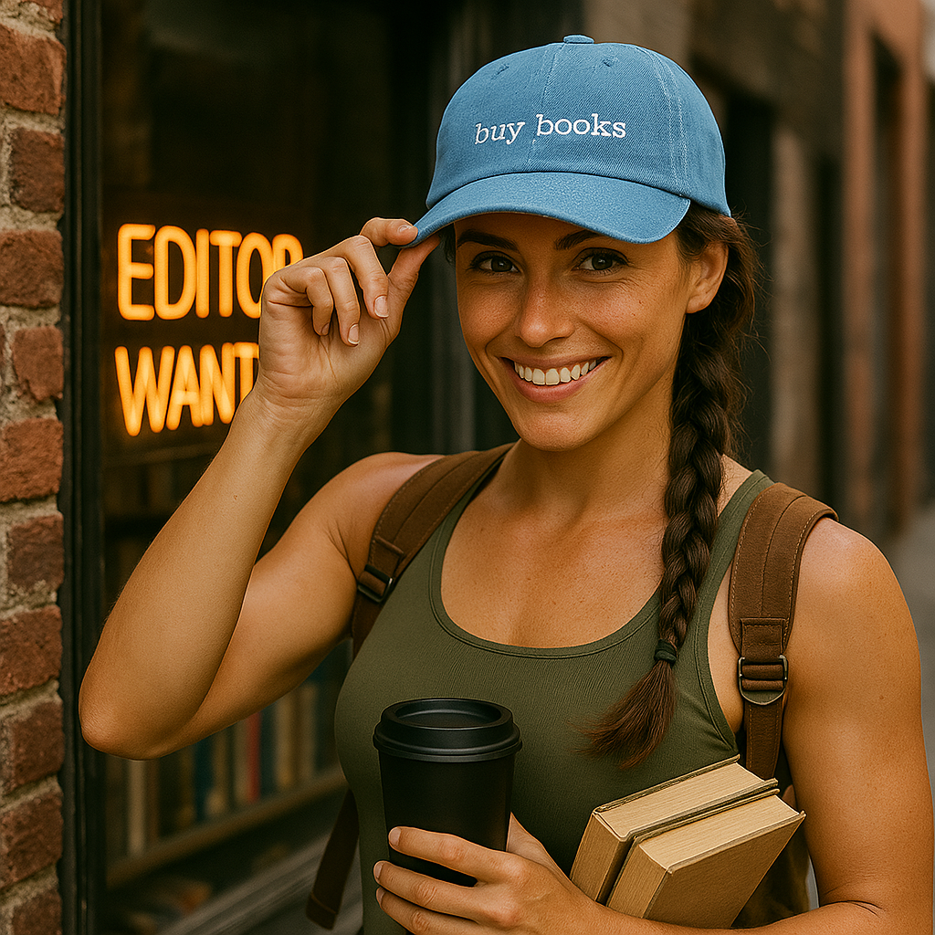 Buy Books denim baseball hat