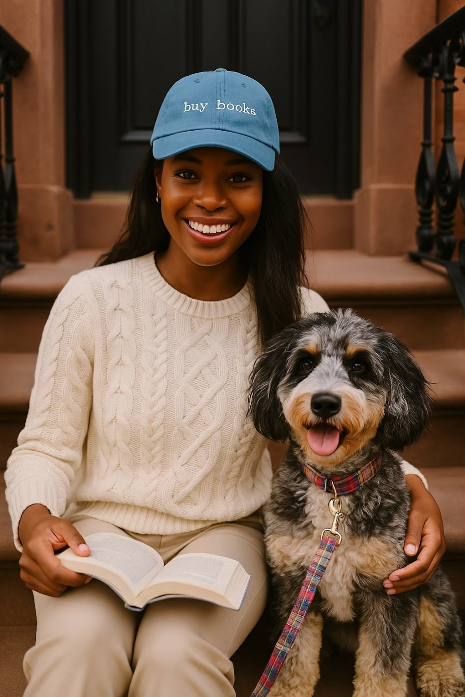 Buy Books denim baseball hat