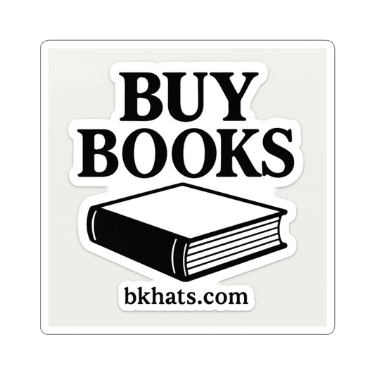 Sticker for $1 "Buy Books"