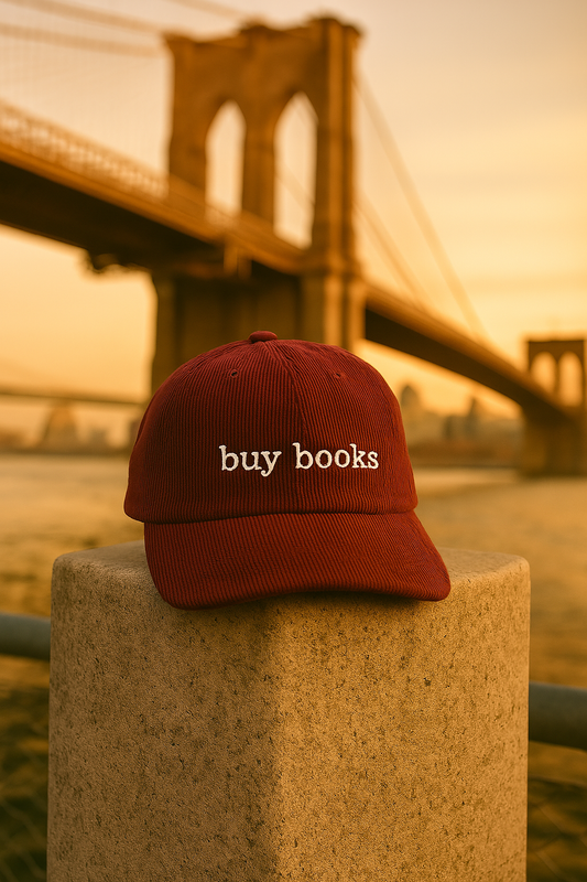 Buy Books Vintage Corduroy Baseball Cap